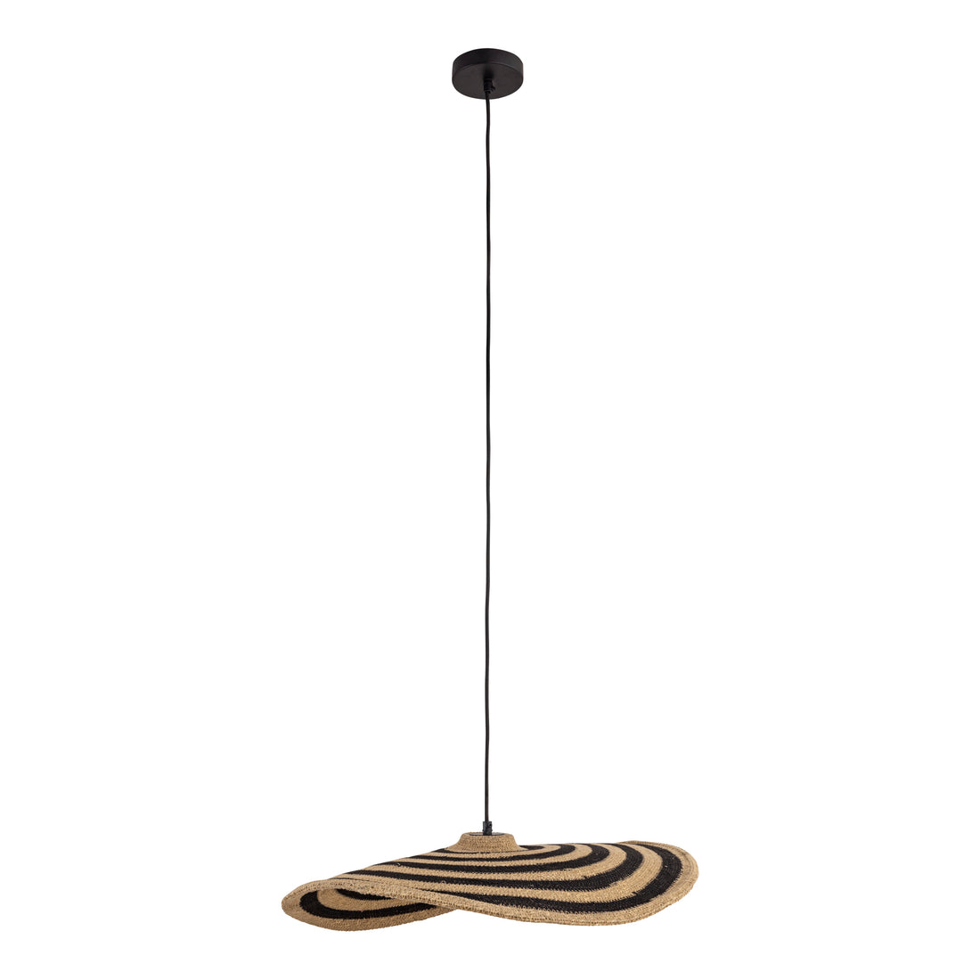 Loulou Natural Seagrass Wavy Hanglamp Small PTMD