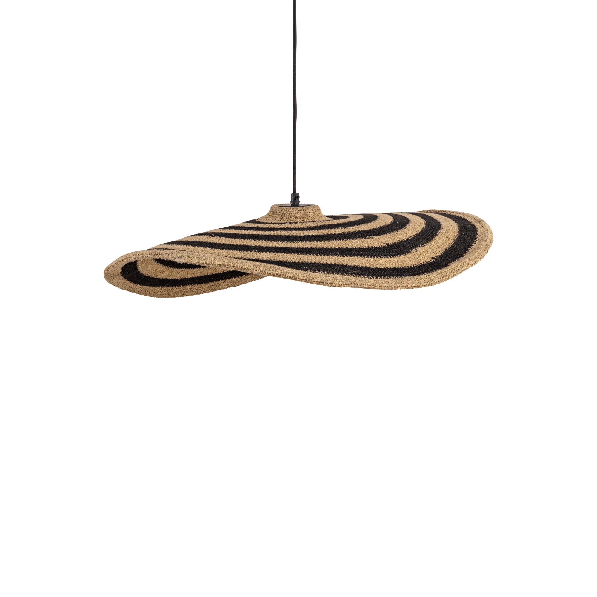 Loulou Natural Seagrass Wavy Hanglamp Small PTMD
