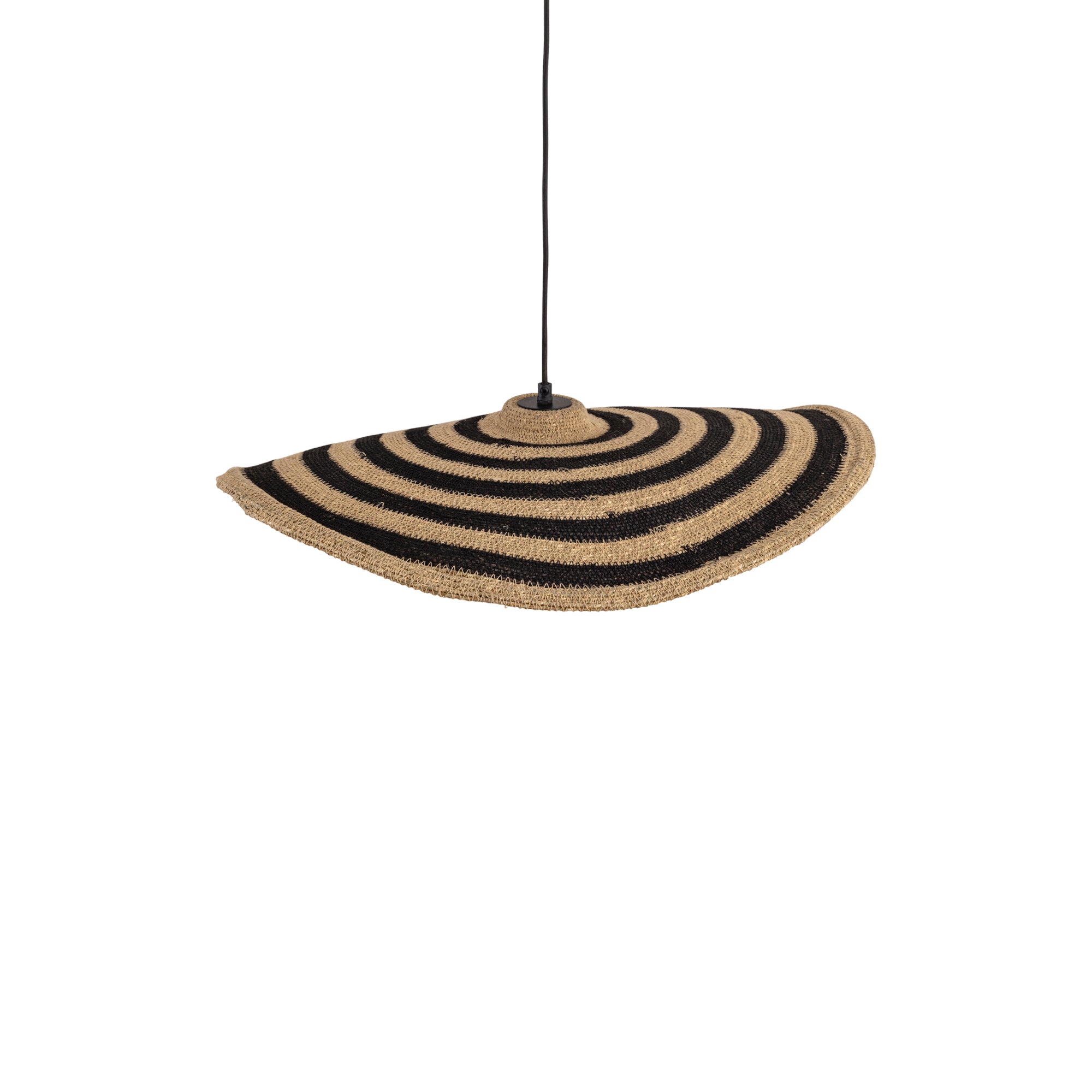 Loulou Natural Seagrass Wavy Hanglamp Small PTMD