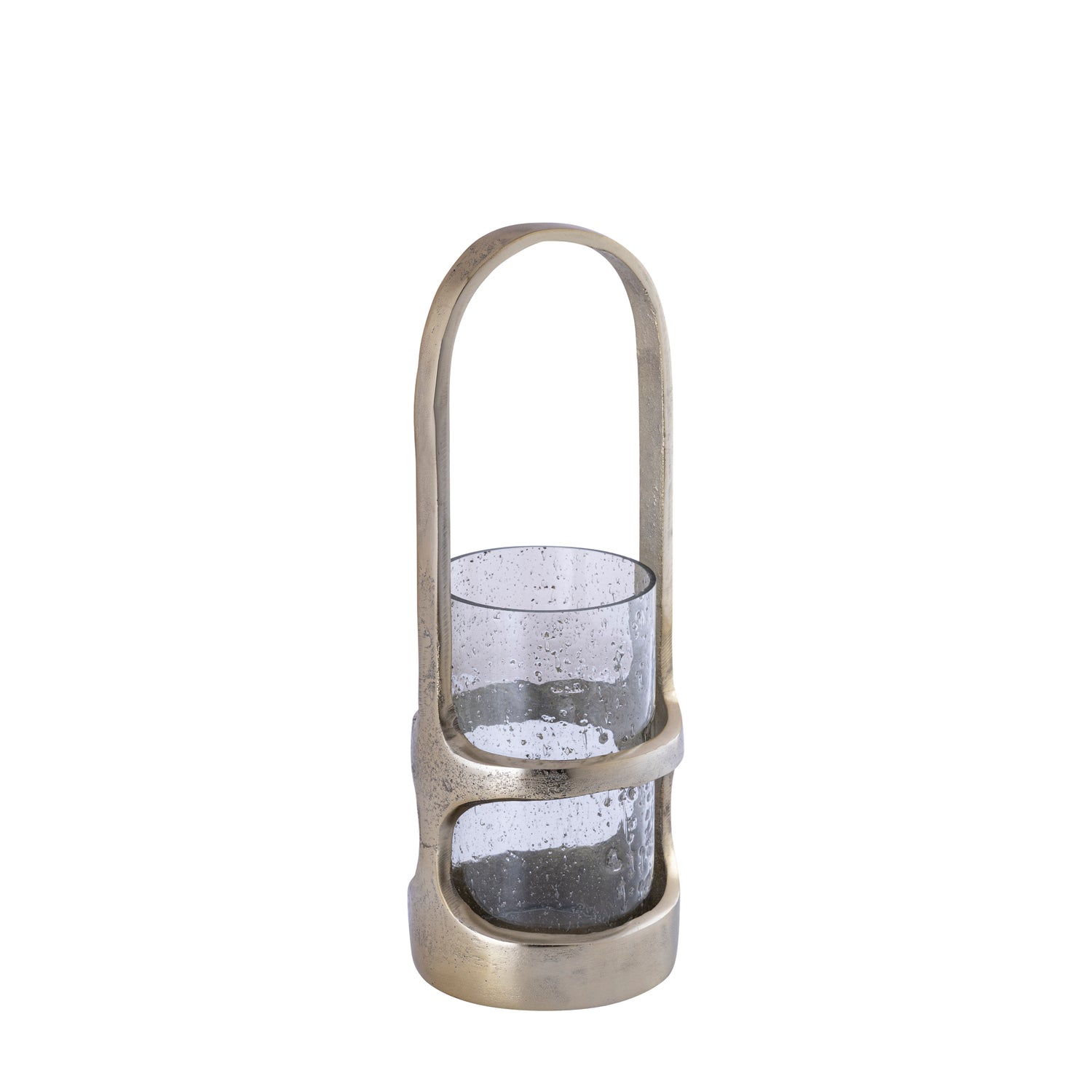 Lantaarn Rahana S - 14x14x40 cm - Aluminium - Goud PTMD