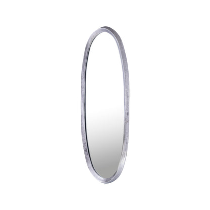 Limera Nickel Alu Oval Mirror Irregular Border S  50x3.5x120cm PTMD