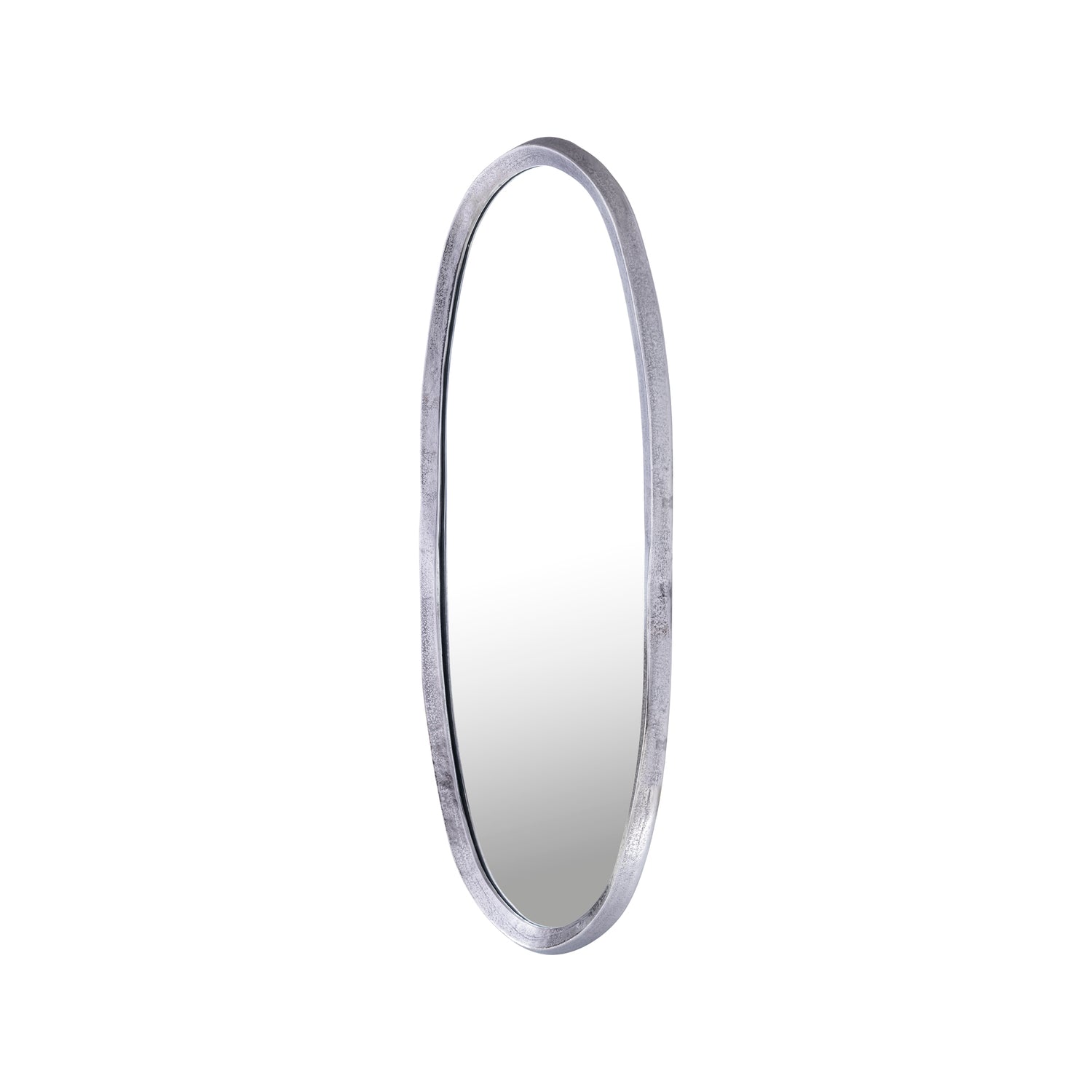Limera Nickel Alu Oval Mirror Irregular Border S  50x3.5x120cm PTMD
