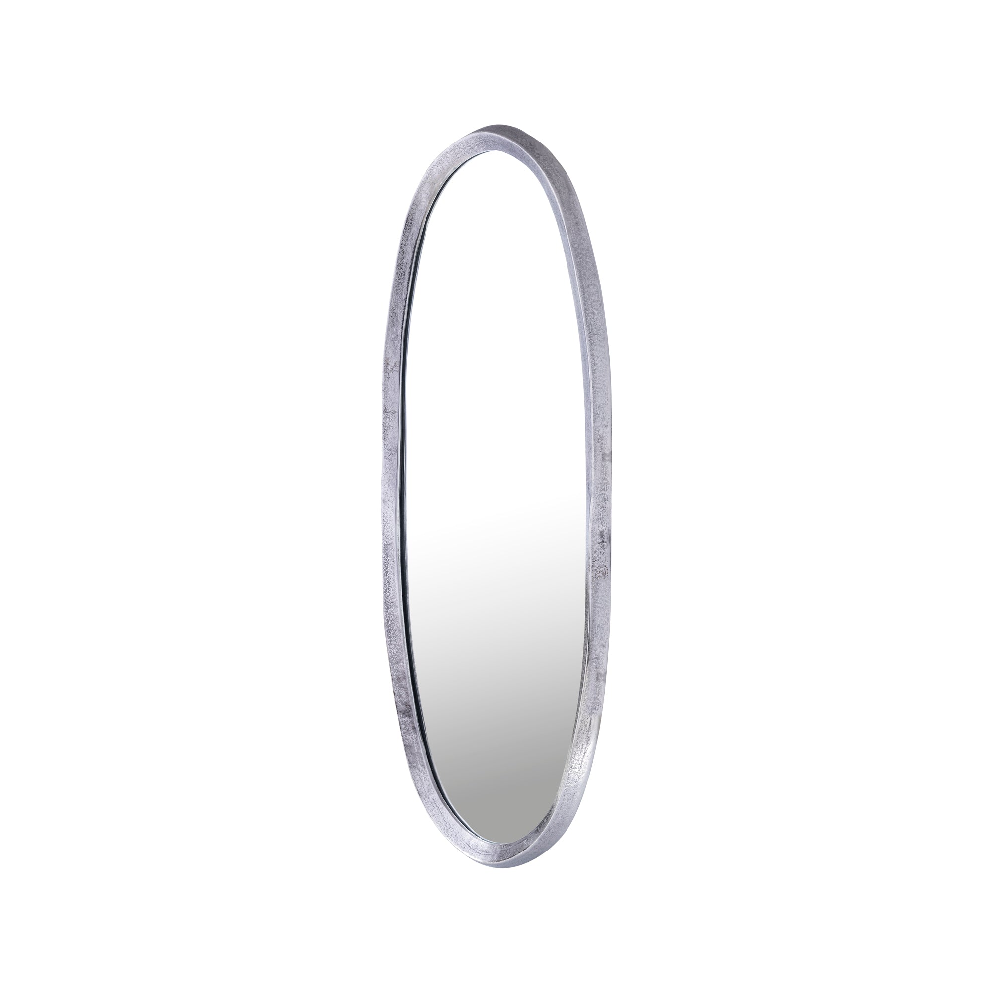 Limera Nickel Alu Oval Mirror Irregular Border S  50x3.5x120cm PTMD