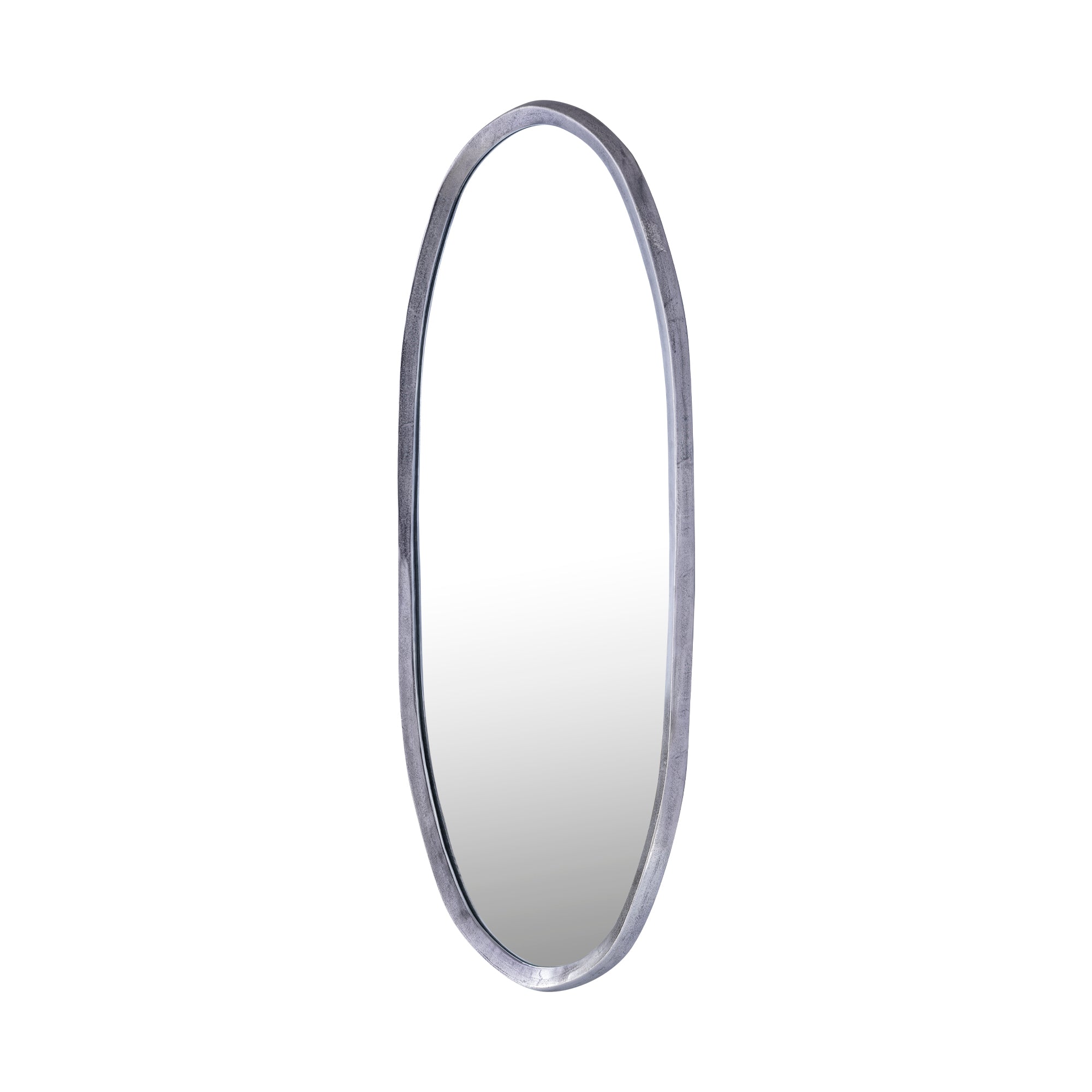 Limera Nickel Alu Oval Mirror Irregular Border M 60x3.5x150cm PTMD