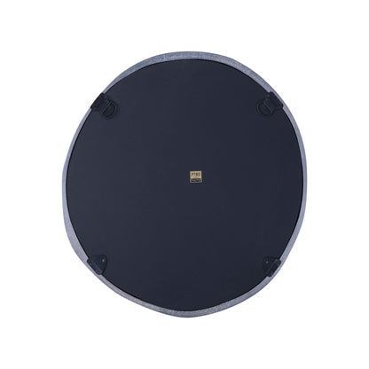 Limera Nickel Alu Round Mirror Irregular Border S 75x2x75 cm PTMD