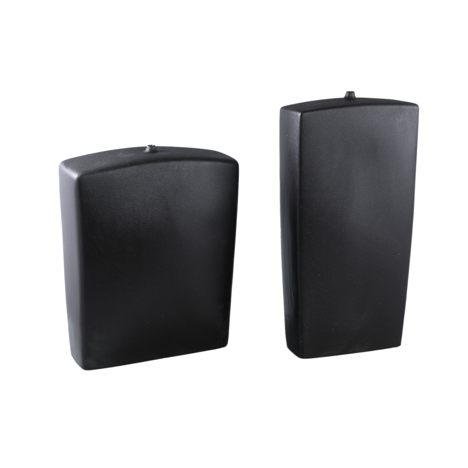 Janettee Black rectangle shaped ceramic bottle S PTMD