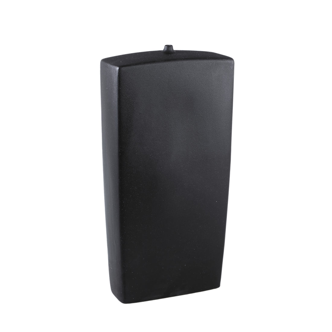 Janettee Black rectangle shaped ceramic bottle L PTMD
