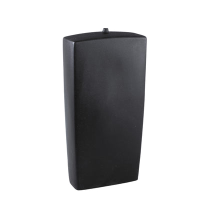 Janettee Black rectangle shaped ceramic bottle L PTMD
