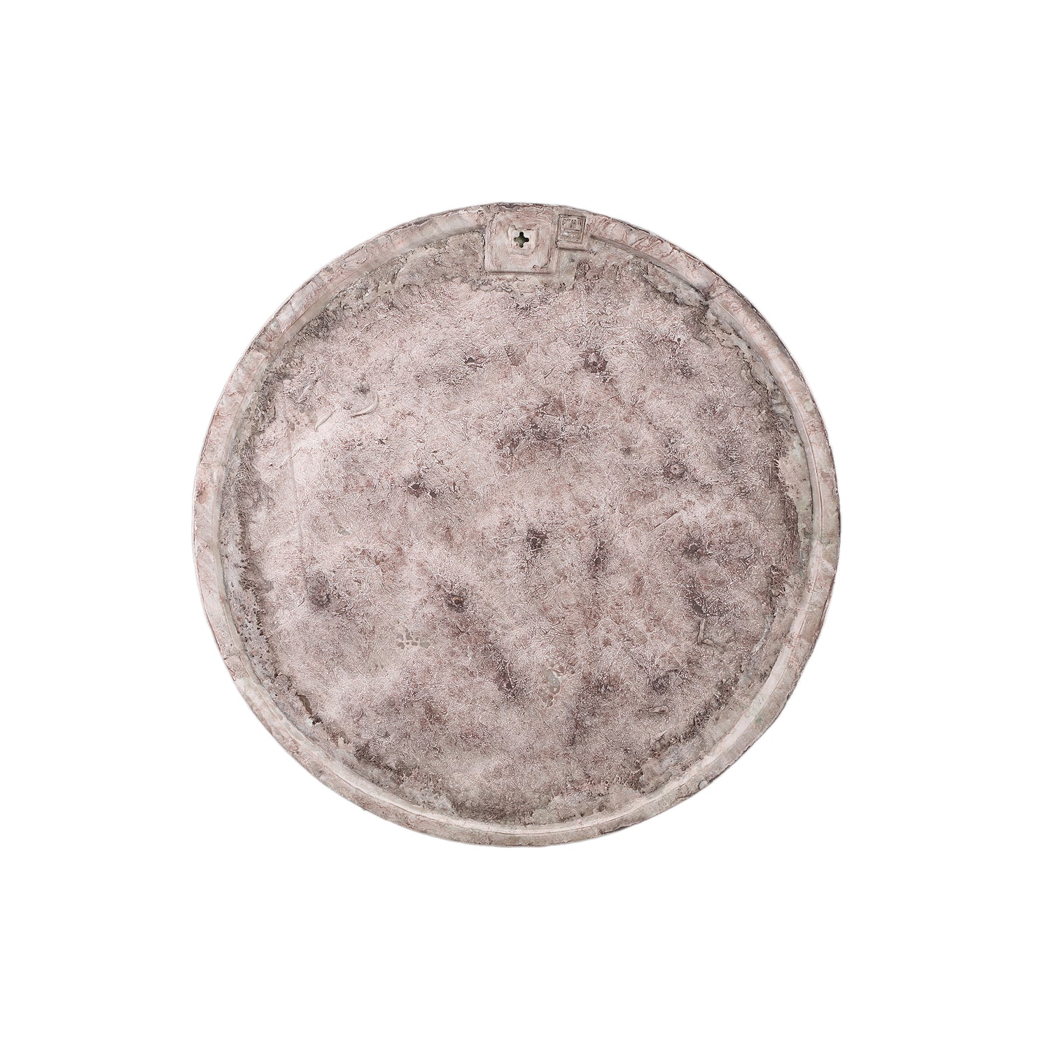 Wandpaneel Rafet L - Ø80cm - Cement - Grijs PTMD