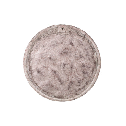 Wandpaneel Rafet L - Ø80cm - Cement - Grijs PTMD