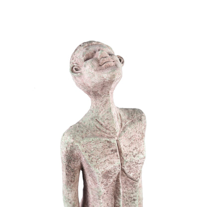 Keiton Grey human shaped statue high