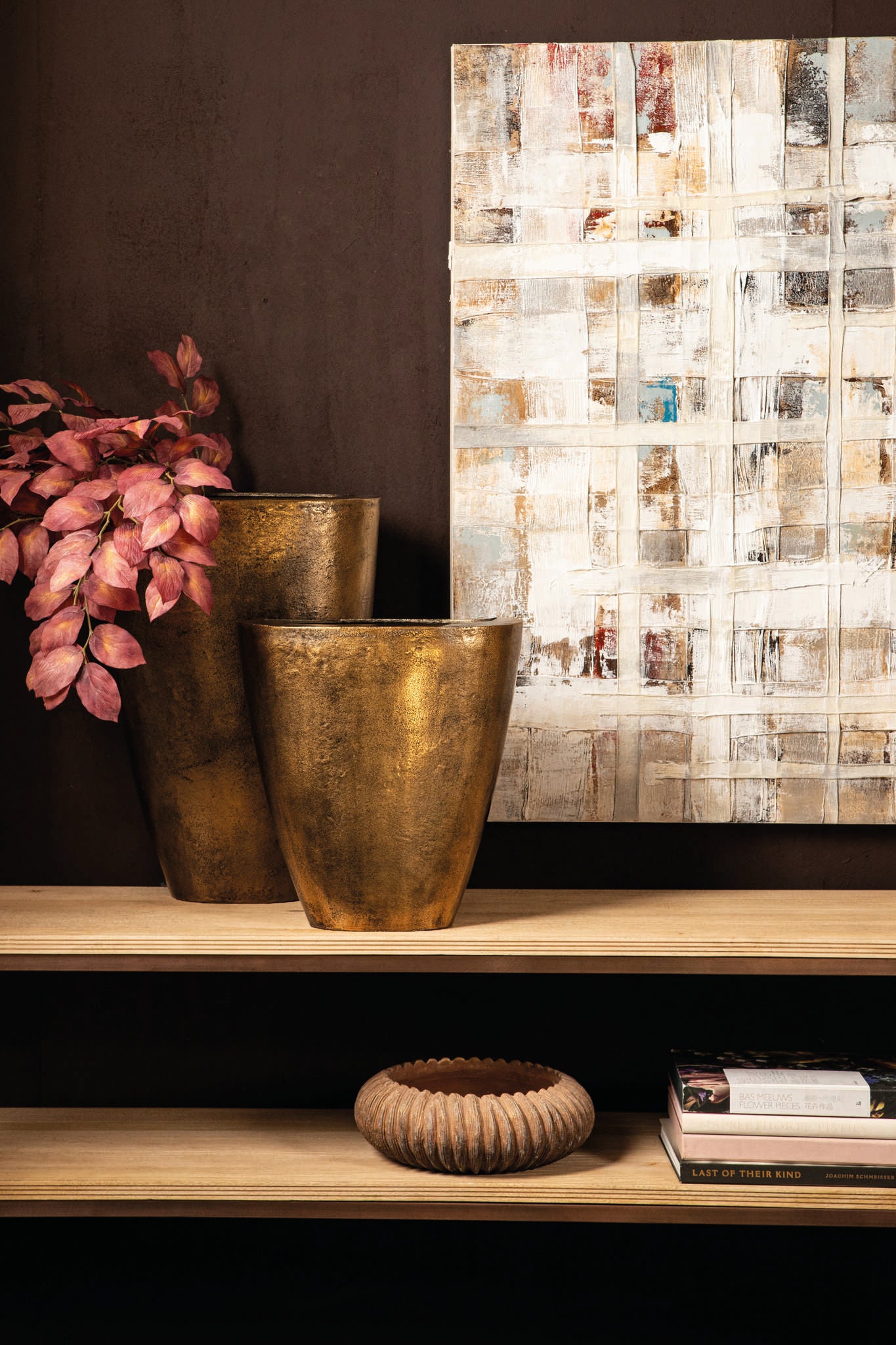 Qasem Brass Oval Casted Alu Pot Low PTMD