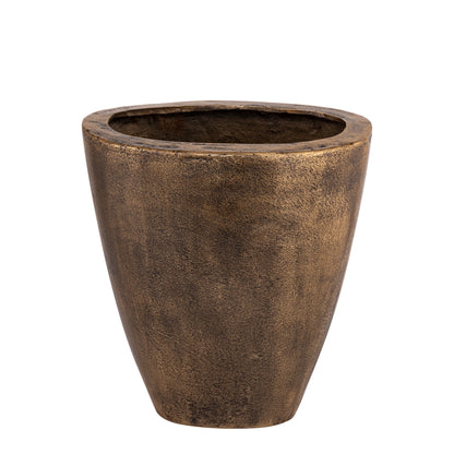 Qasem Brass Oval Casted Alu Pot Low PTMD