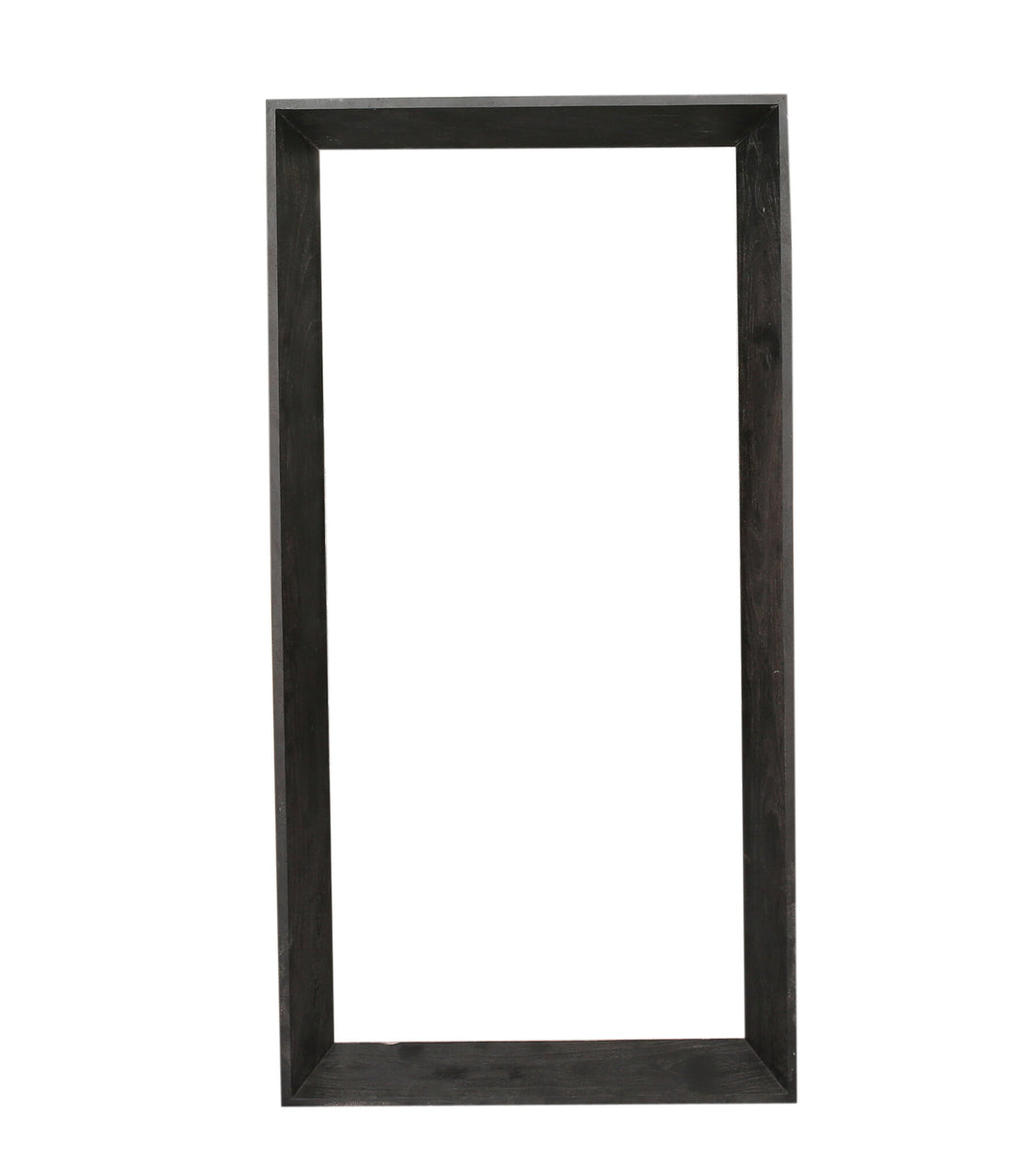 Kyro Black Acacia Wood Rectangle Mirror Large PTMD