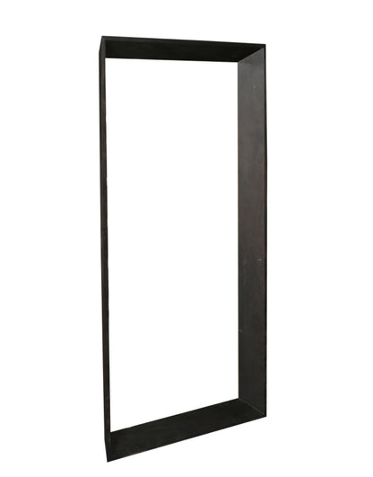 Kyro Black Acacia Wood Rectangle Mirror Large PTMD