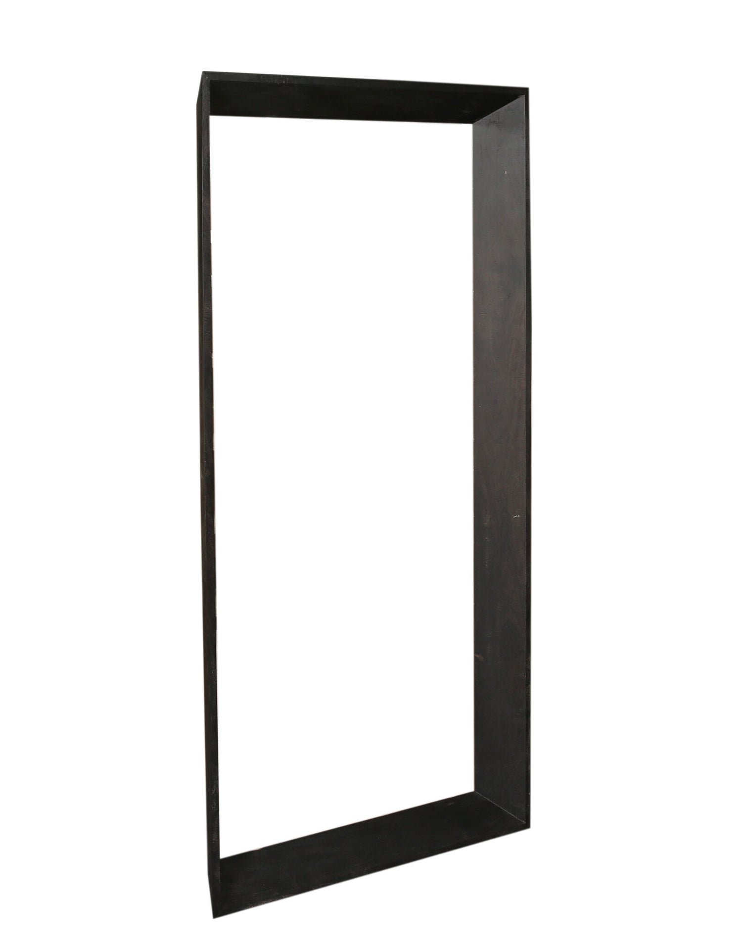 Kyro Black Acacia Wood Rectangle Mirror Large PTMD