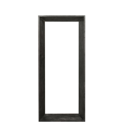 Kyro Black Acacia Wood Rectangle Mirror Small PTMD