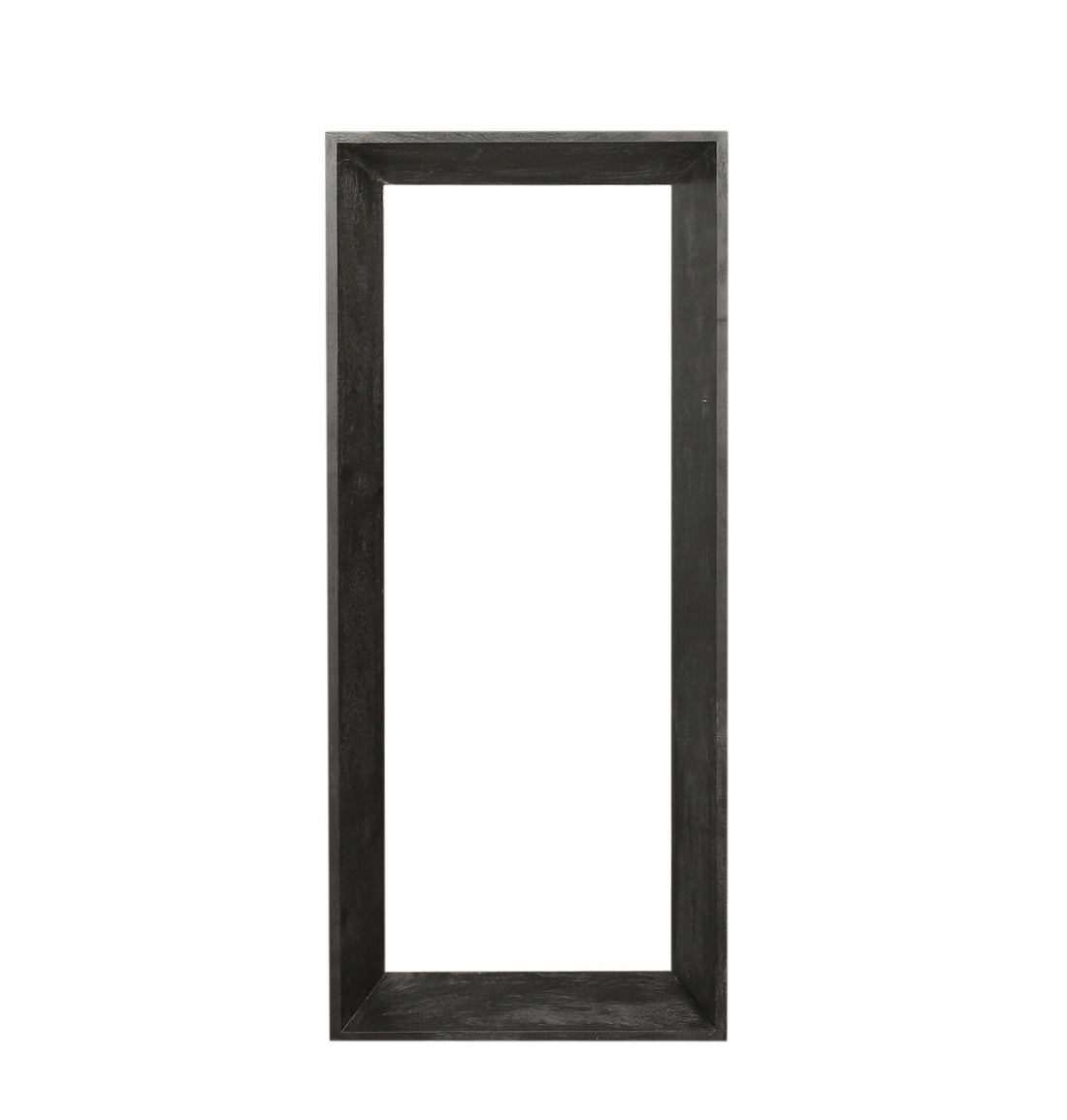 Kyro Black Acacia Wood Rectangle Mirror Small PTMD