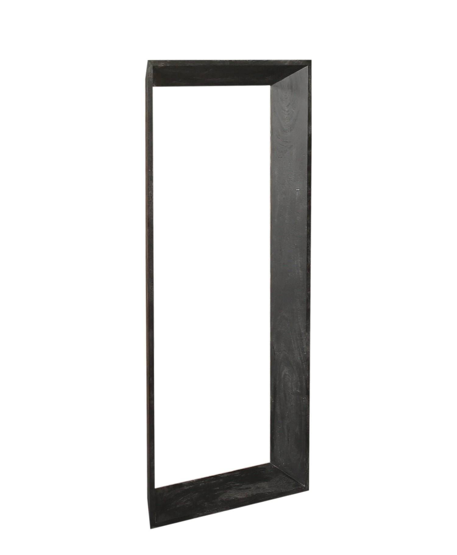 Kyro Black Acacia Wood Rectangle Mirror Small PTMD