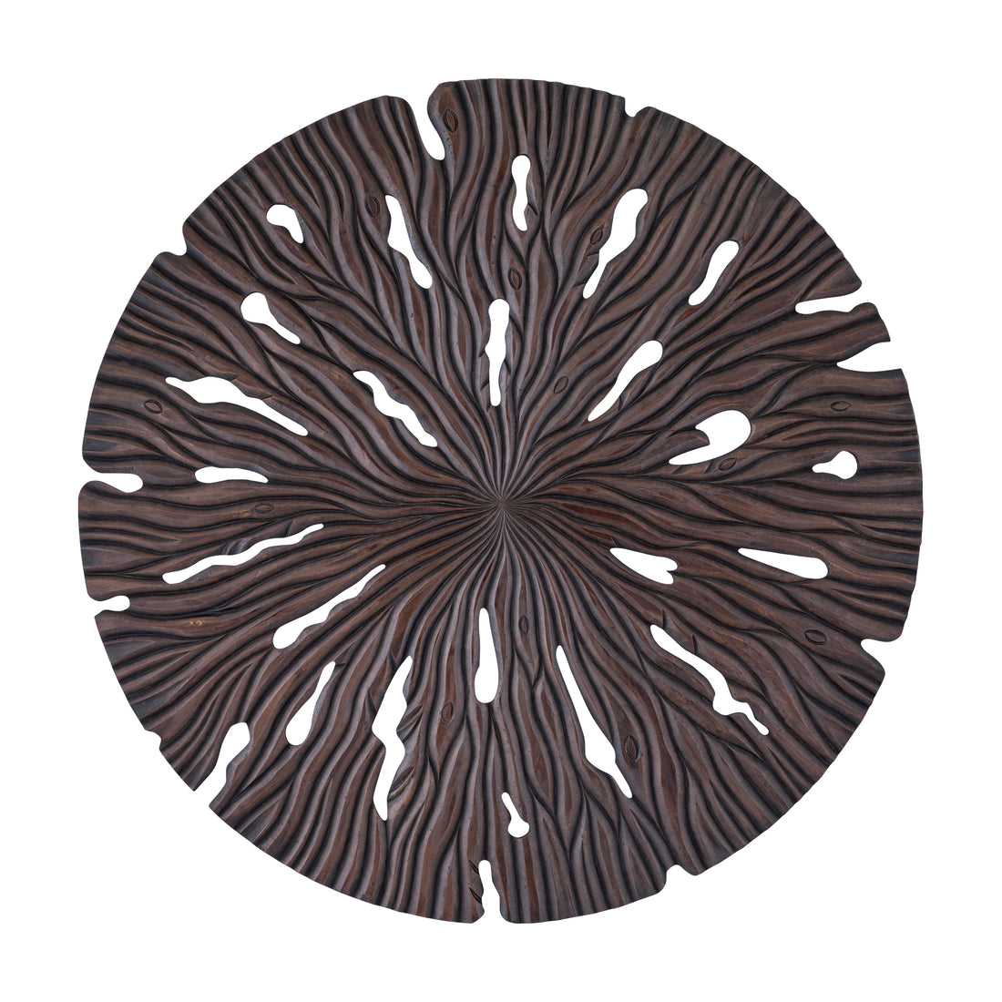 Wandpaneel Bonte L - 120x2x120 cm - MDF - Bruin PTMD