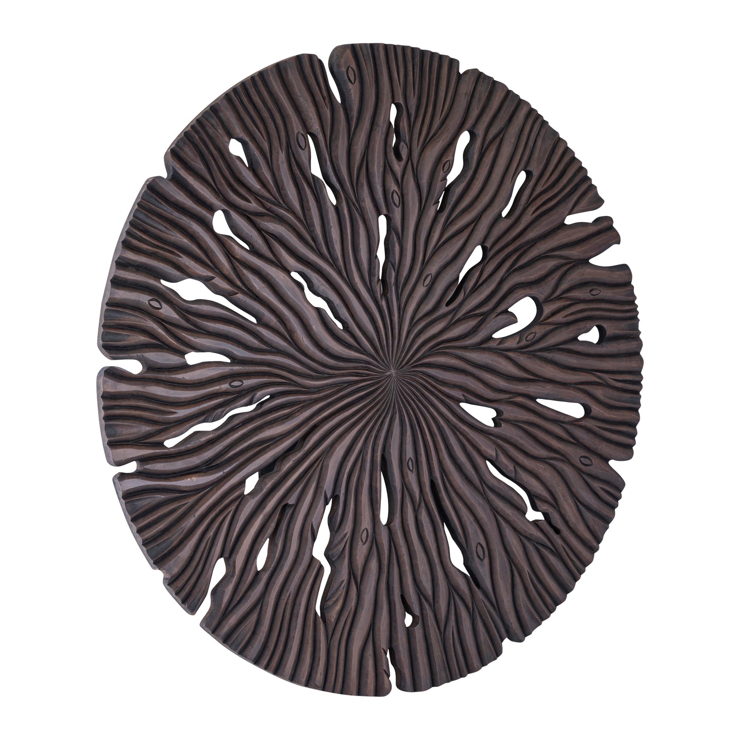 Wandpaneel Bonte L - 120x2x120 cm - MDF - Bruin PTMD