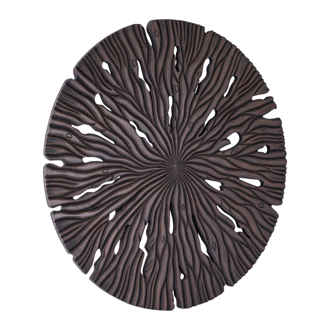 Wandpaneel Bonte L - 120x2x120 cm - MDF - Bruin PTMD