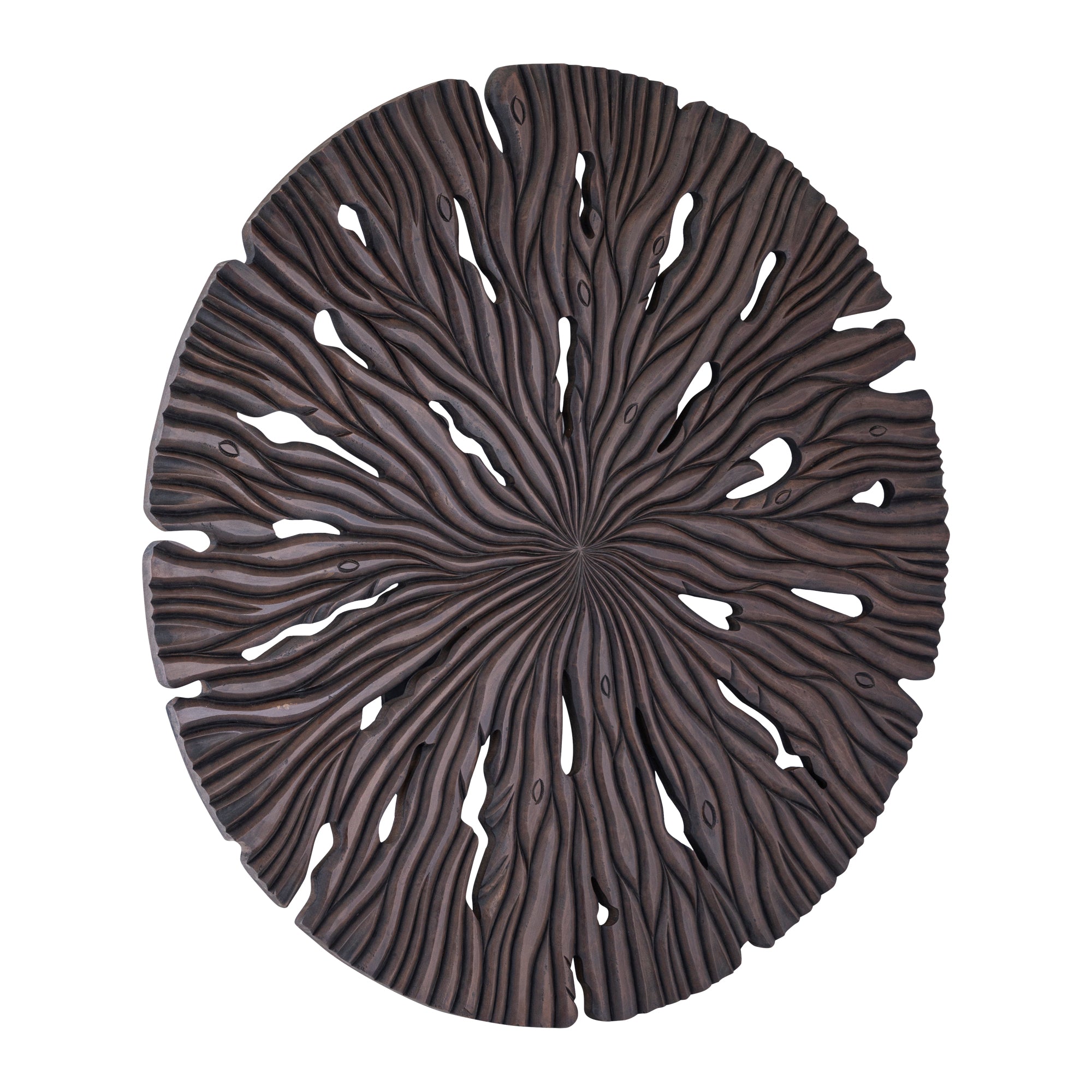 Wandpaneel Bonte L - 120x2x120 cm - MDF - Bruin PTMD