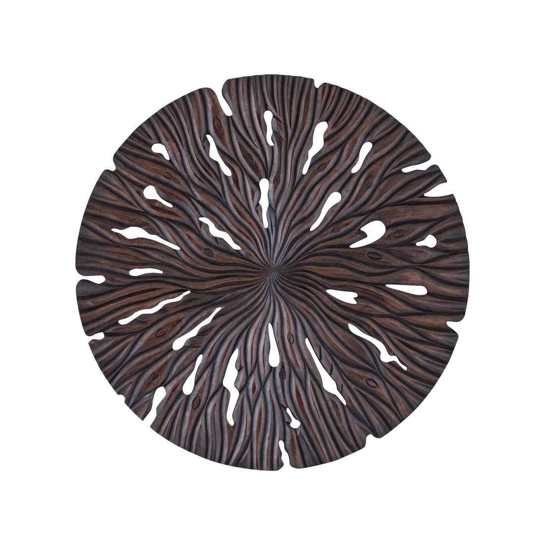 Wandpaneel Bonte S - 90x2x90 cm - MDF - Bruin PTMD