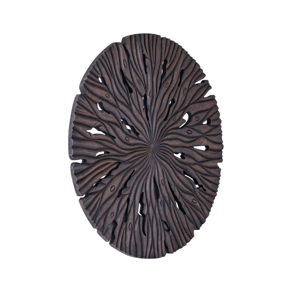 Wandpaneel Bonte S - 90x2x90 cm - MDF - Bruin PTMD