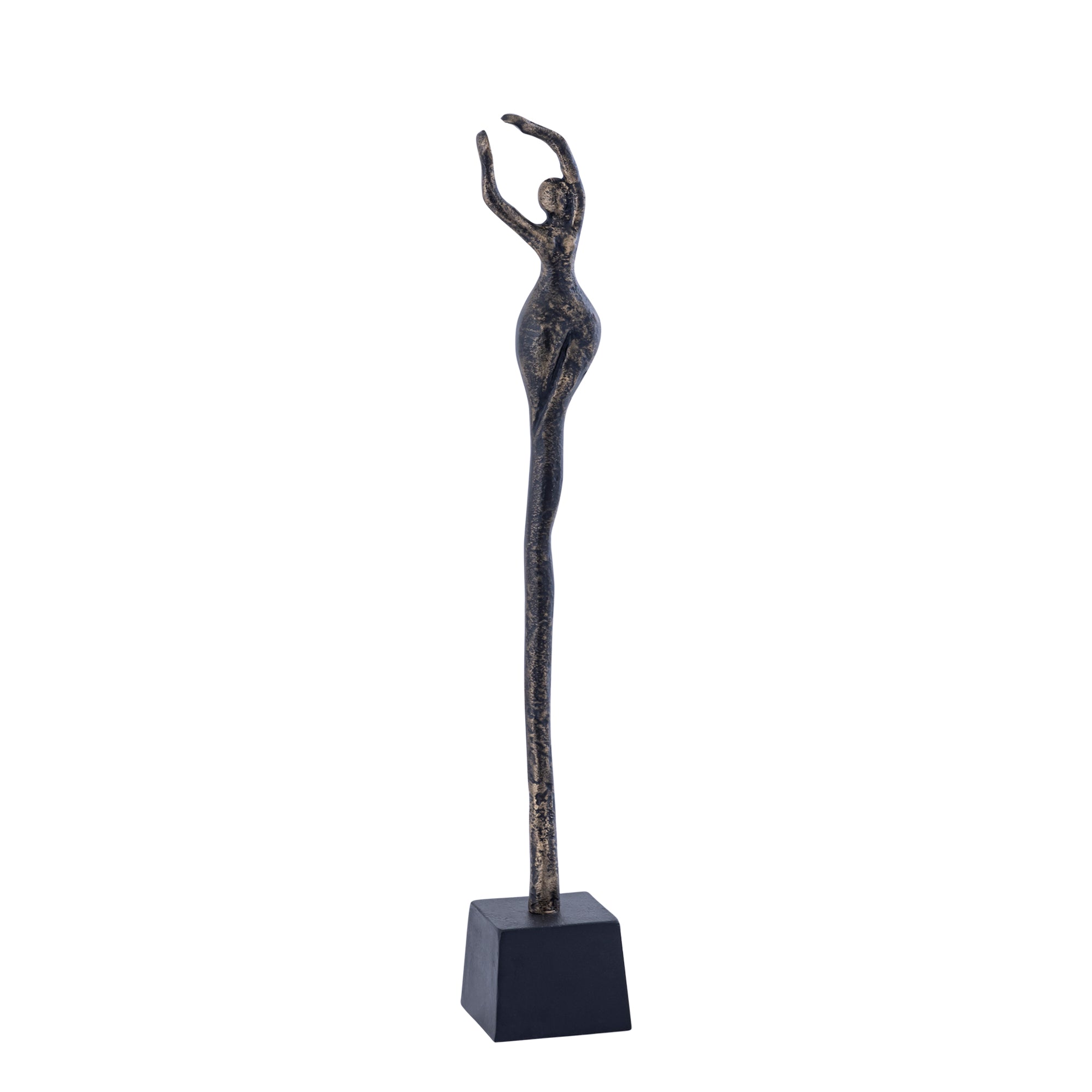 Ciwan Antique Brass alu casted women statue A PTMD