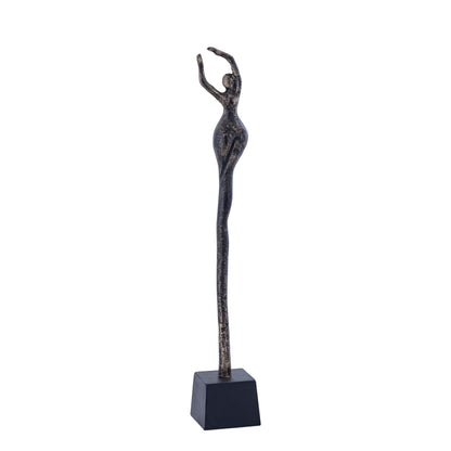 Ciwan Antique Brass alu casted women statue A PTMD