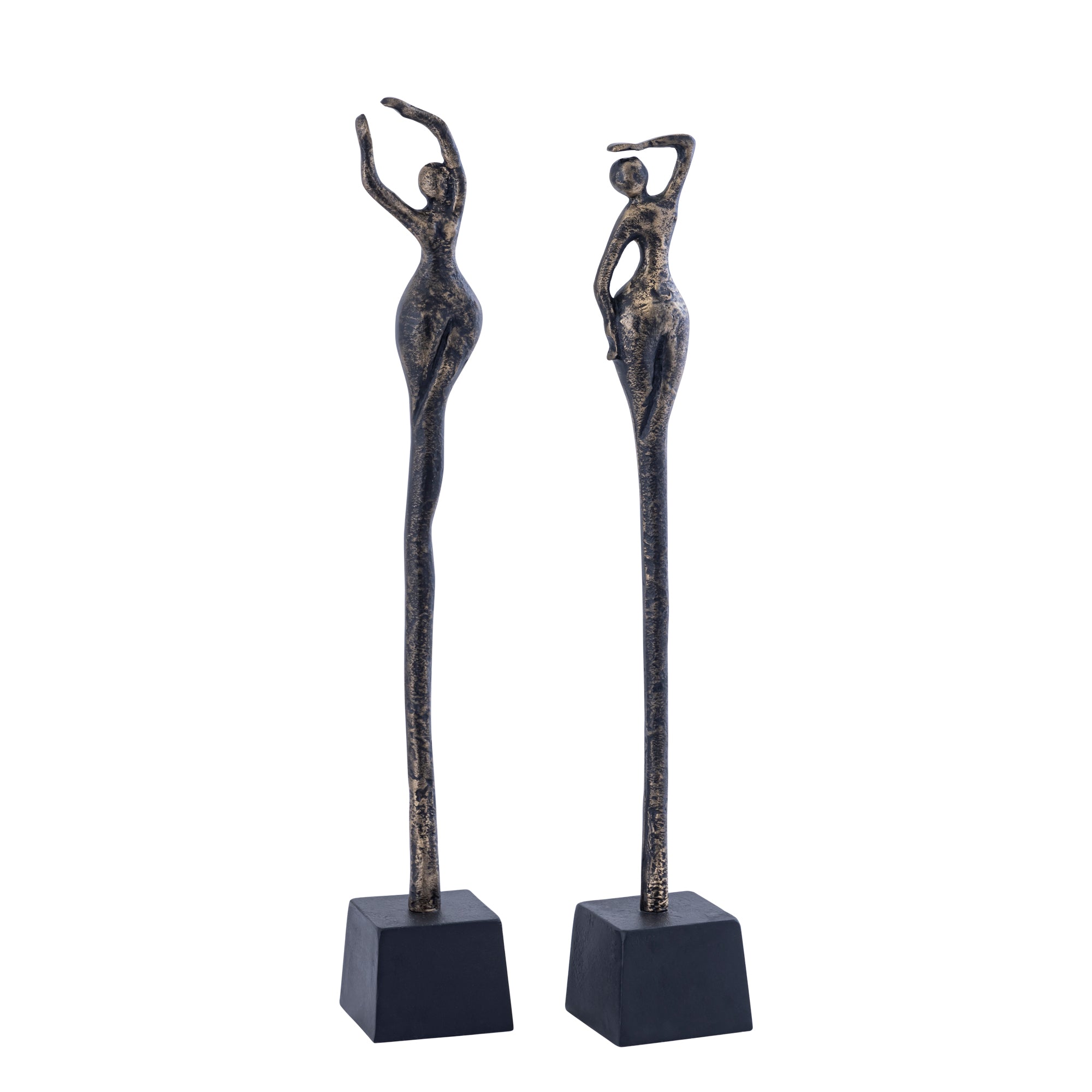 Ciwan Antique Brass alu casted women statue A PTMD