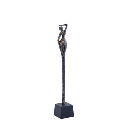 Ciwan Antique Brass alu casted women statue B PTMD