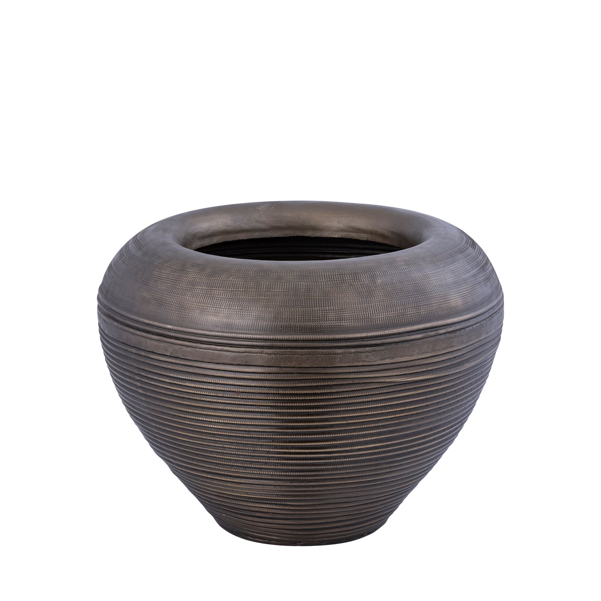 Dineo Antique Brass Sheet Alu Bombey Pot S PTMD