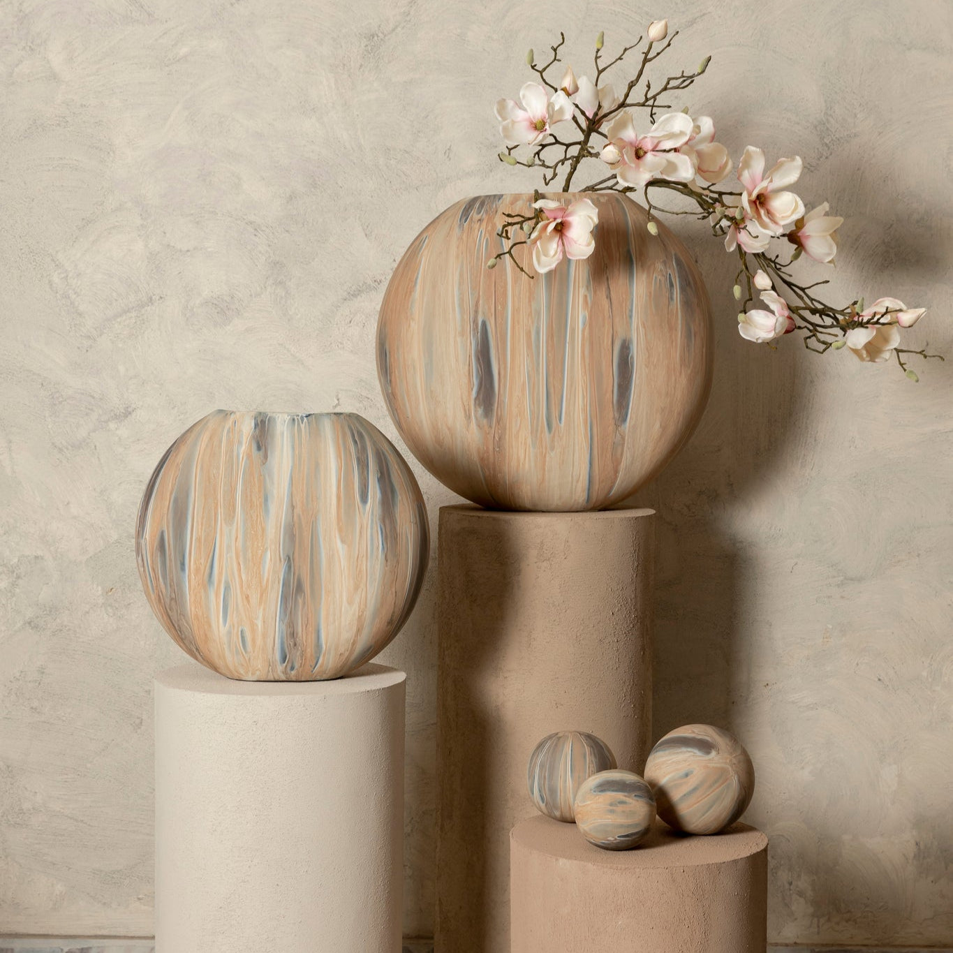 Meriko Brown Oval Iron Pot Matt Enamel Finish S 40x14x35cm PTMD