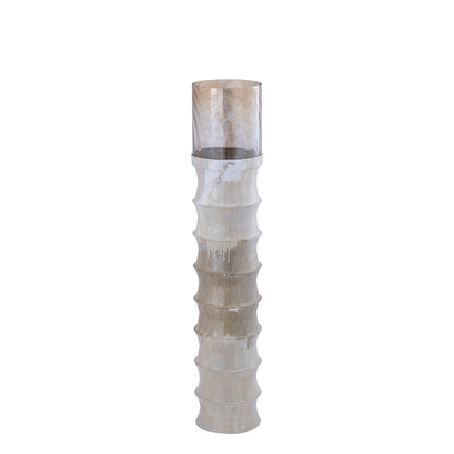 Windlicht Kaylyne Crème Emaille Medium PTMD