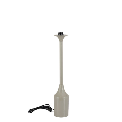 Tanaiya Cream Round Iron Table Lamp Round Cap PTMD