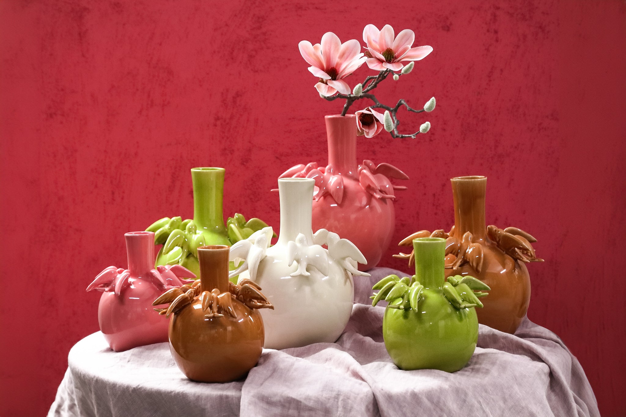 Vaas Emmelyn Large - Roze - Ø28x32cm PTMD