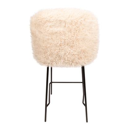 PTMD Leander Bar Chair Hair Beige