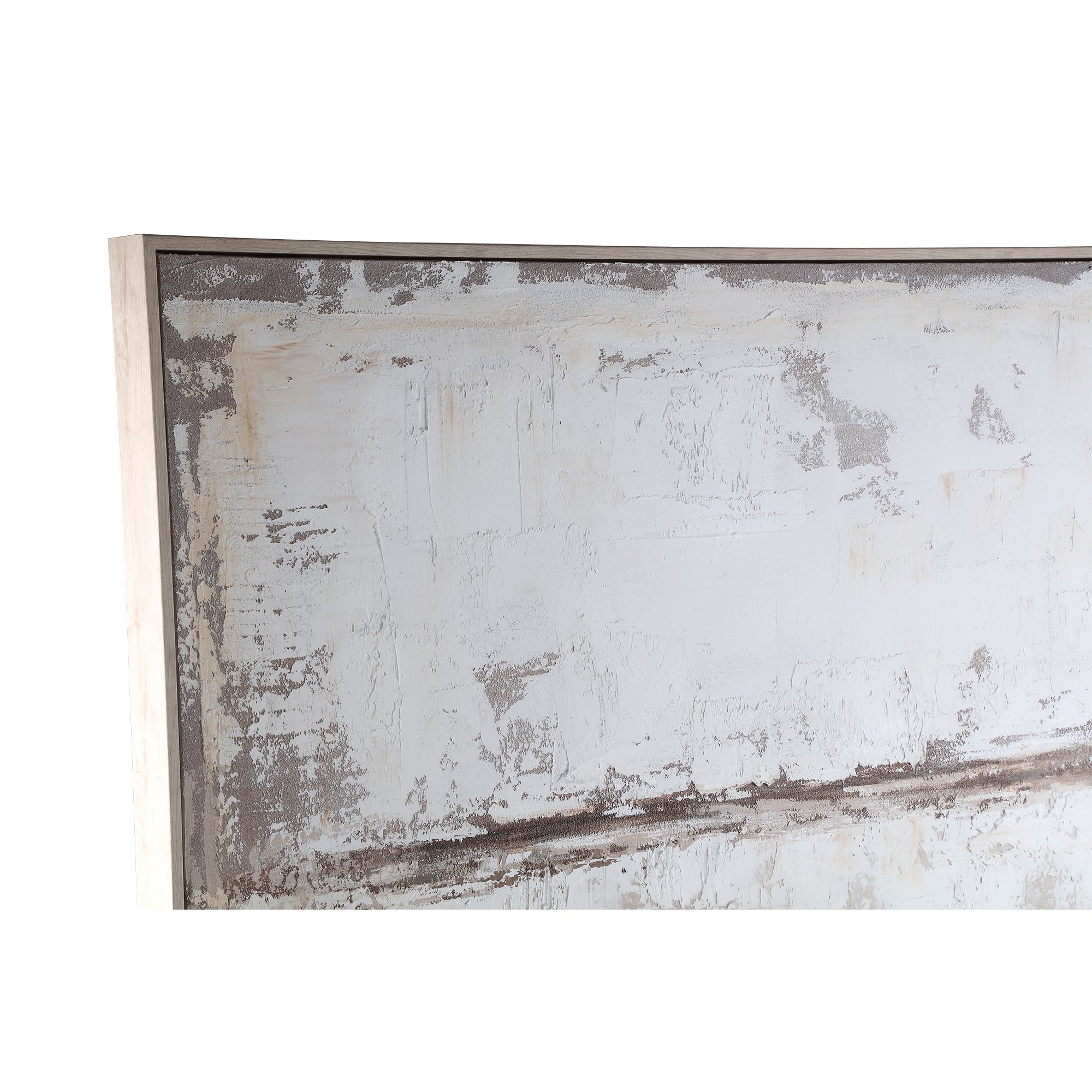 Asante Natural canvas paint wallpanel square frame PTMD