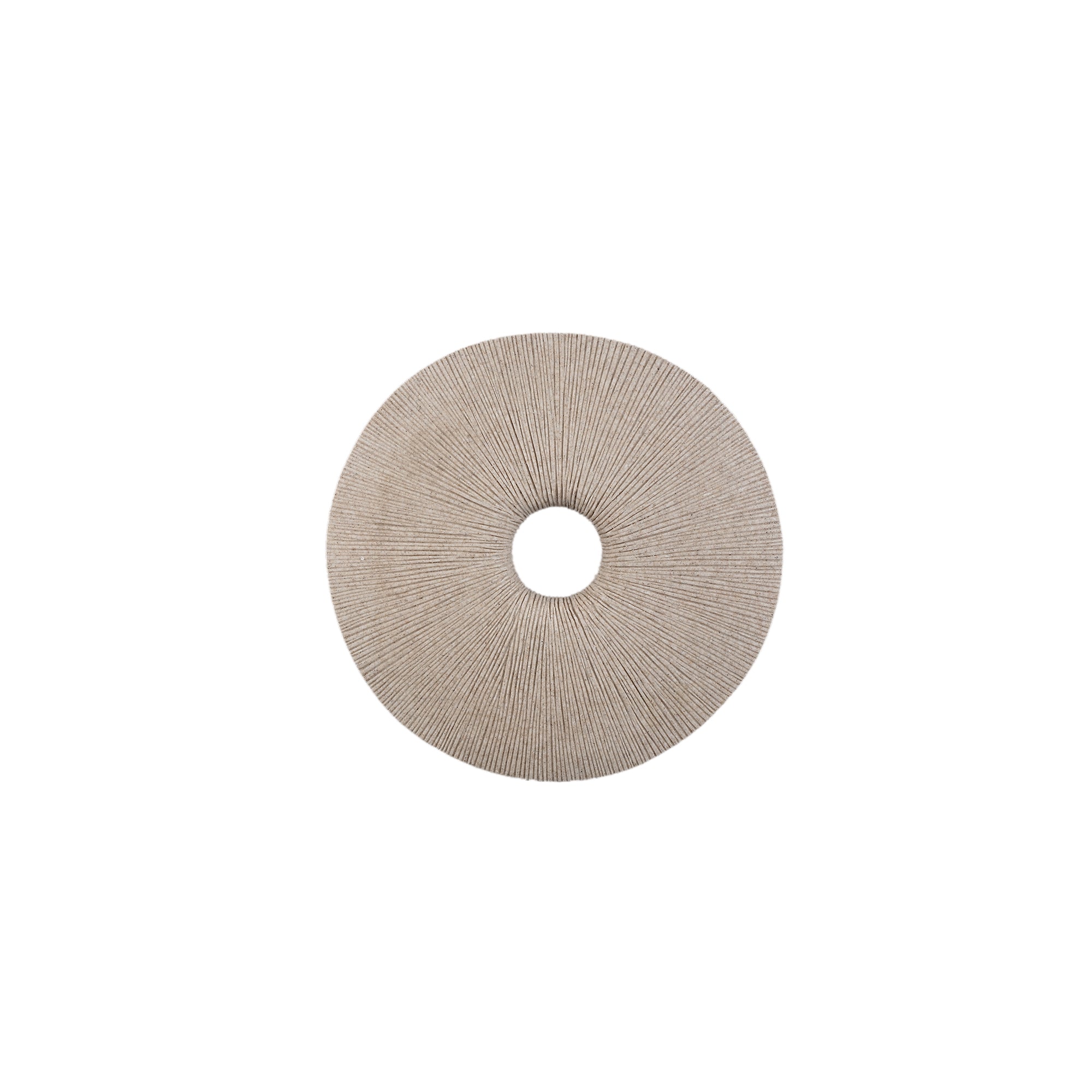 Kathelle Cream Poly Round Sandstone Wallpanel S PTMD