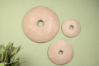 Kathelle Cream Poly Round Sandstone Wallpanel M PTMD