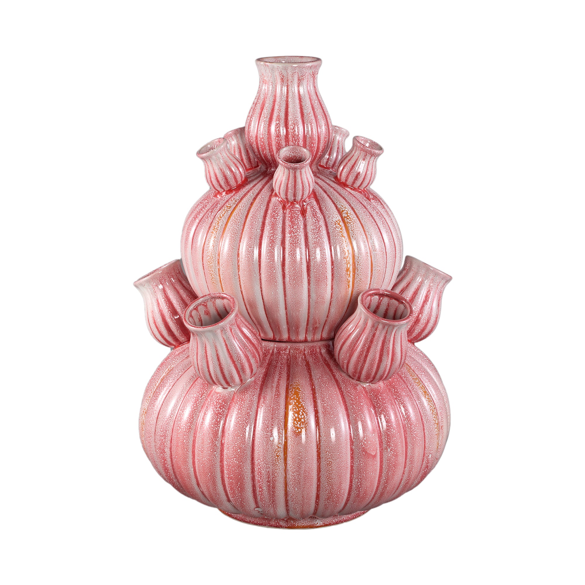 Nolou Roze Tulpenvaas keramiek Large PTMD