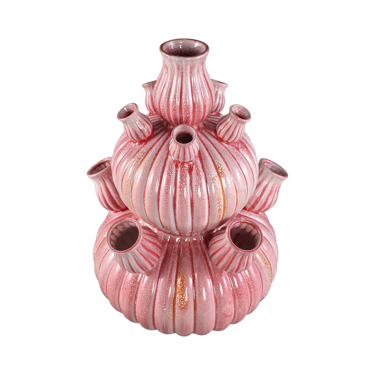 Nolou Roze Tulpenvaas keramiek Large PTMD