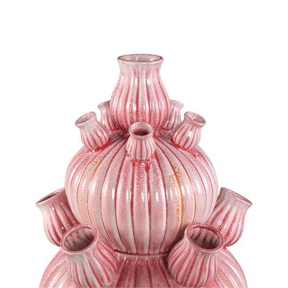 Nolou Roze Tulpenvaas keramiek Large PTMD
