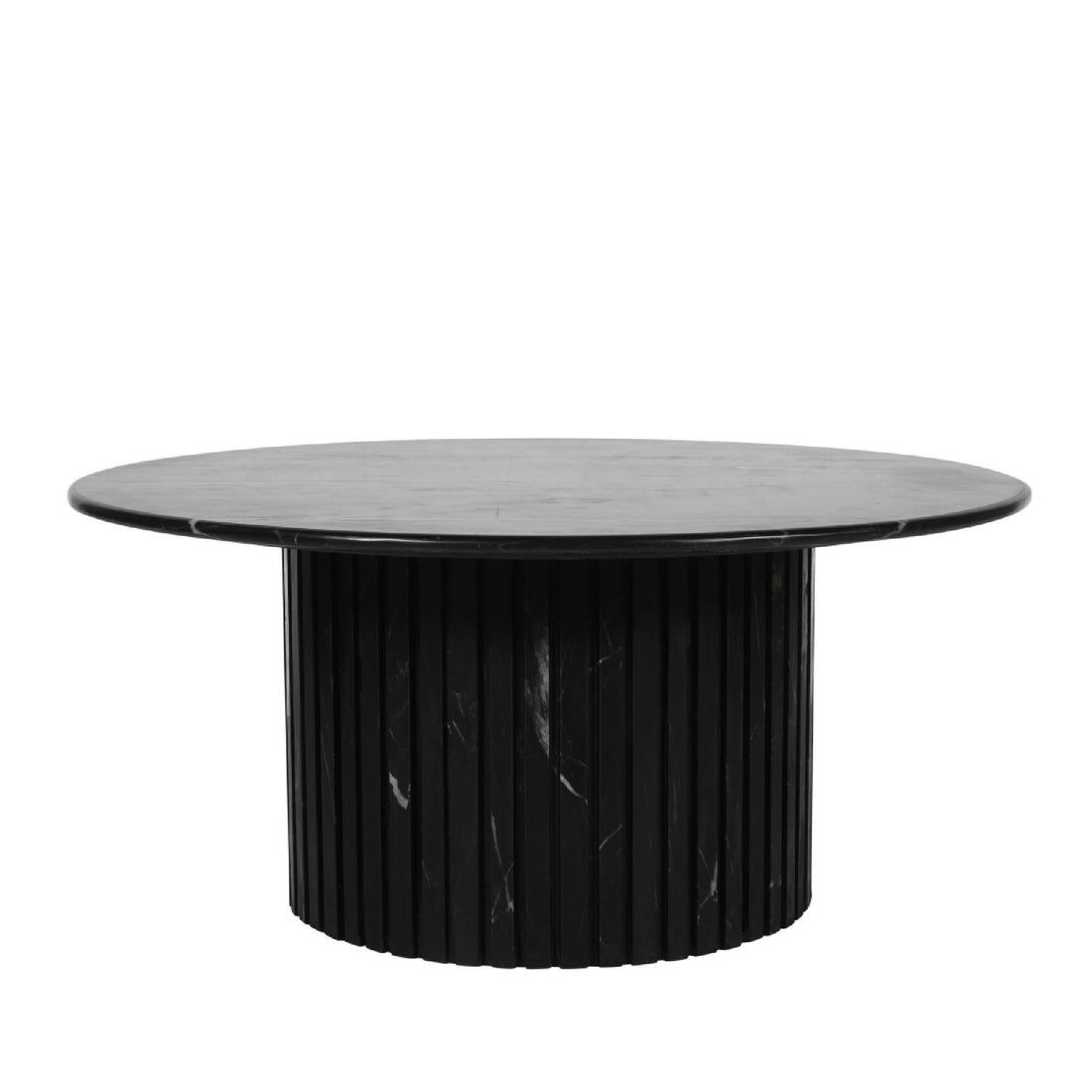 Salontafel Neelim - 91x91x41 cm - Marmer - Zwart PTMD