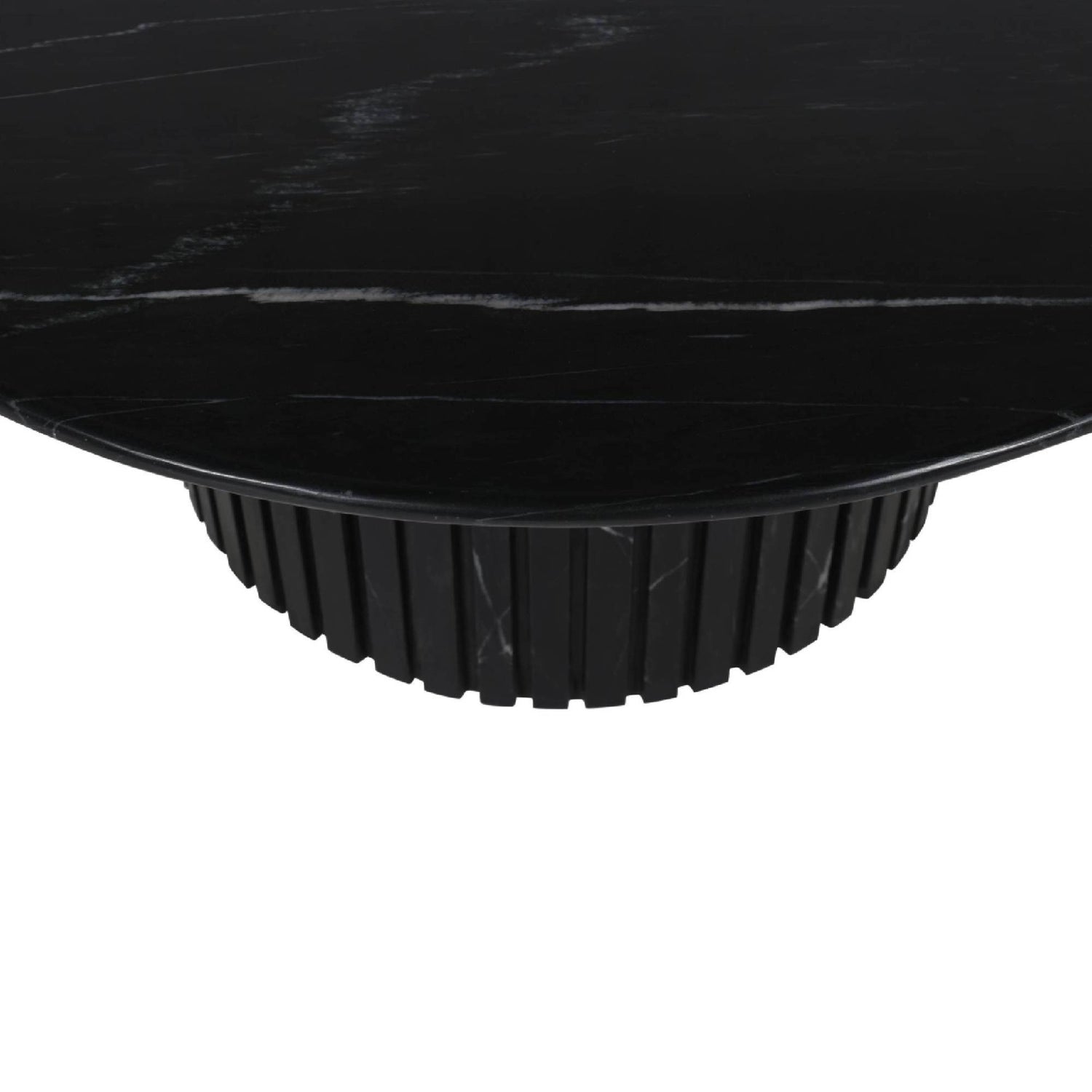 Salontafel Neelim - 91x91x41 cm - Marmer - Zwart PTMD