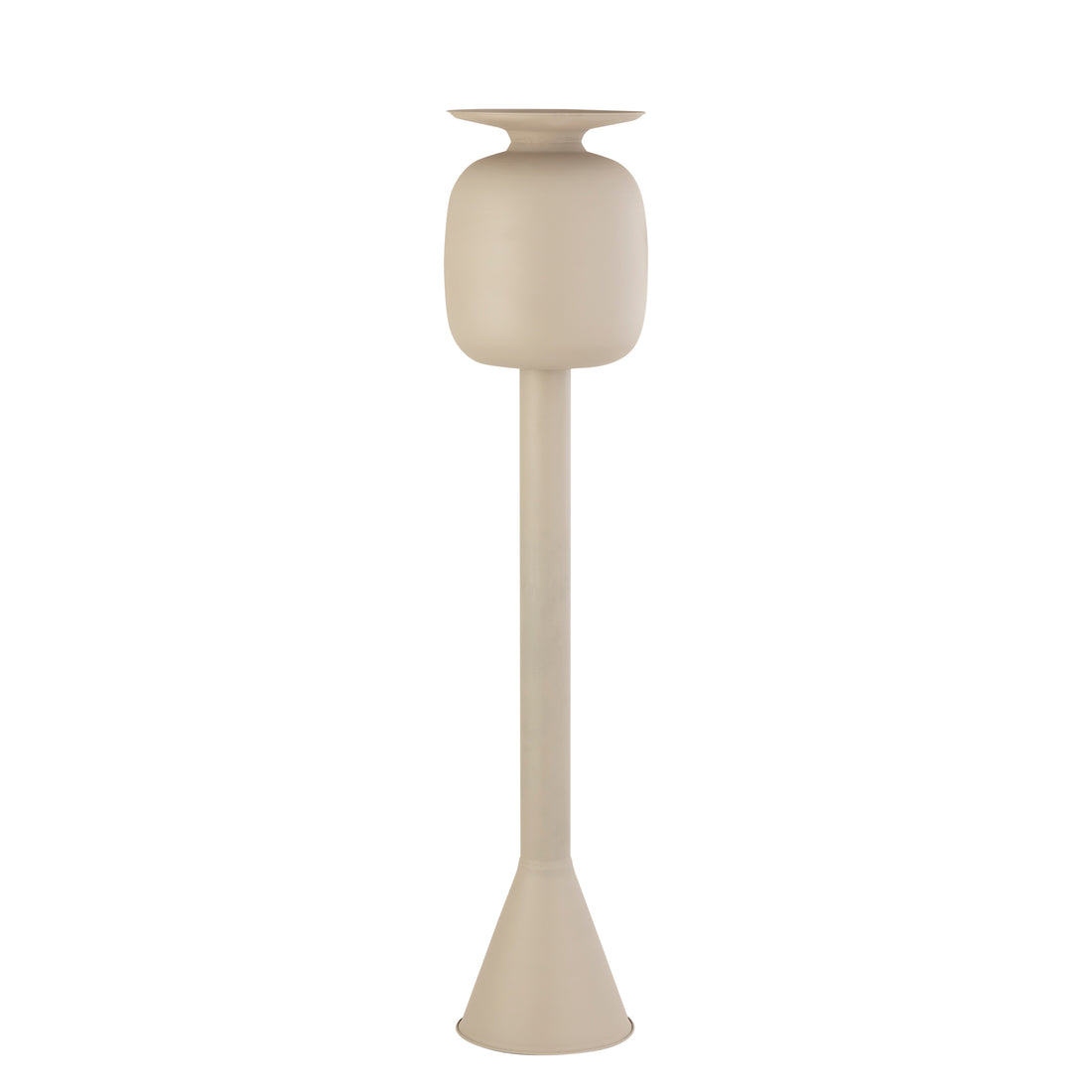 Dainah Cream iron pot op lange voet Large PTMD