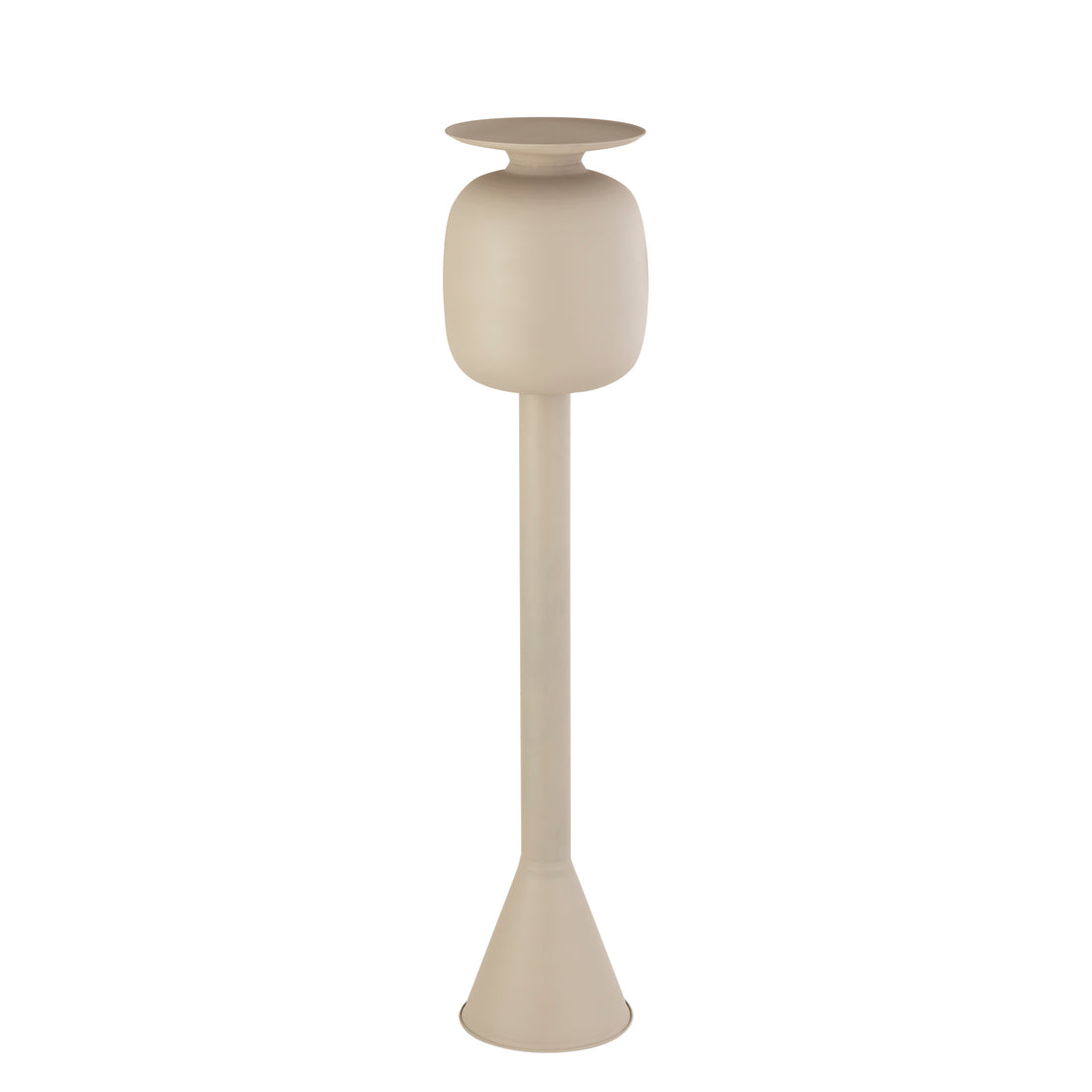 Dainah Cream iron pot op lange voet Large PTMD