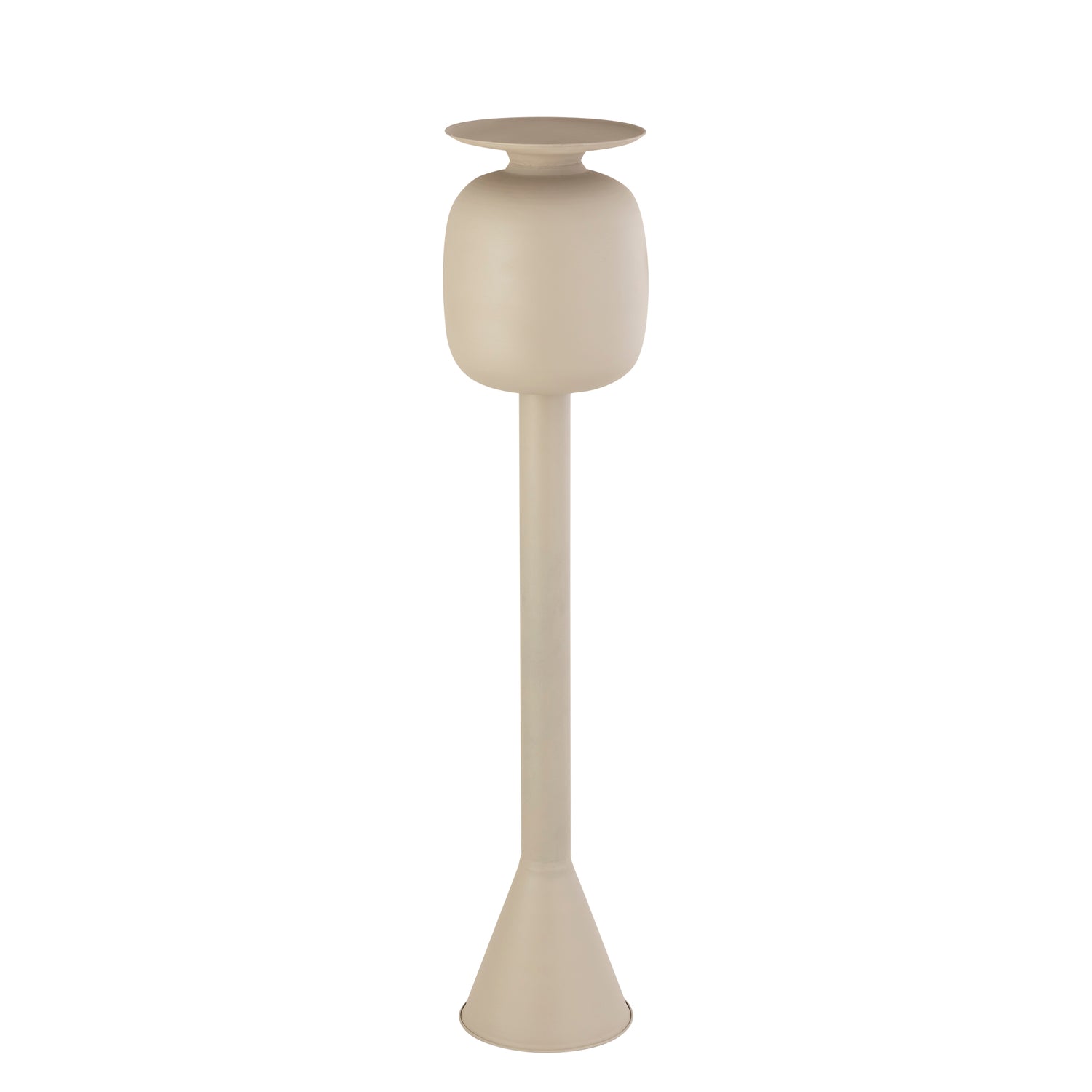 Dainah Cream iron pot op lange voet Large PTMD
